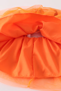 Orange Halloween Sequin Tutu Skirt by Abby & Evie