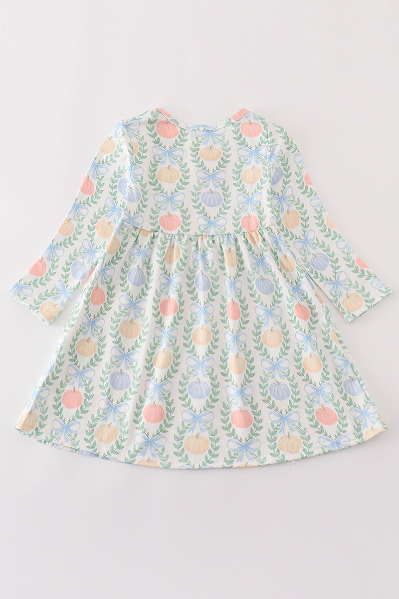 Autumn Whimsy Buttoned Dress by Abby & Evie