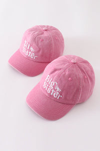 Lil Sis & Big Sis Baseball Cap Set by Abby & Evie