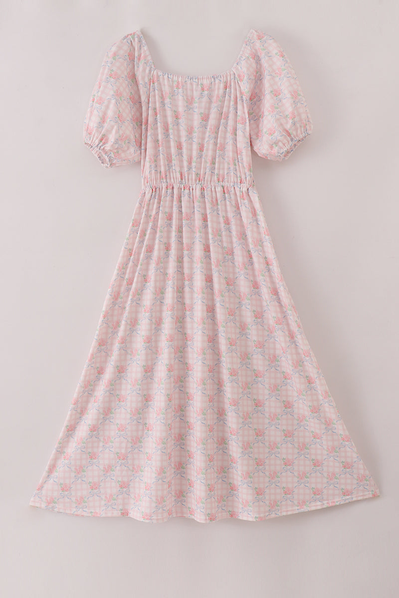 Blushing Meadow Puff Sleeve Dress | Women's