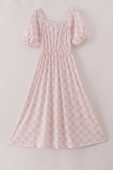Blushing Meadow Puff Sleeve Dress | Women's