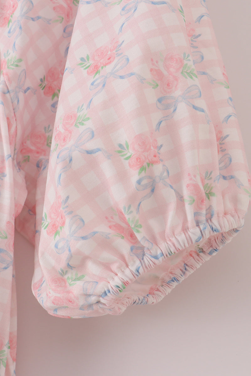 Blushing Meadow Puff Sleeve Dress | Women's