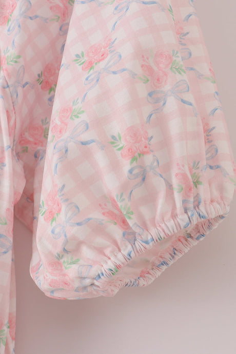 Blushing Meadow Puff Sleeve Dress | Women's