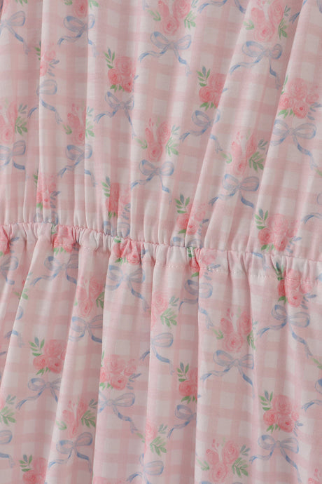 Blushing Meadow Puff Sleeve Dress | Women's