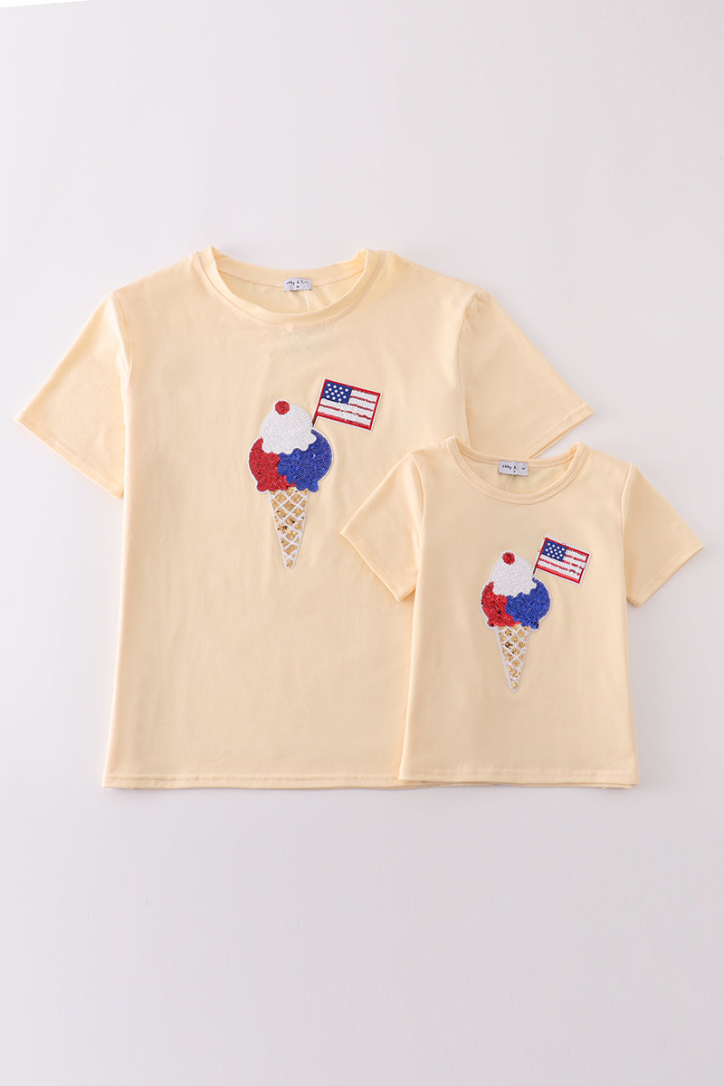 Patriotic Ice Cream Matching Tee | Mommy & Me