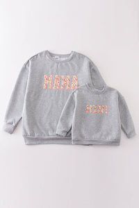 Gray Cozy Mama & Mini Fleece Sweatshirts by Abby & Evie