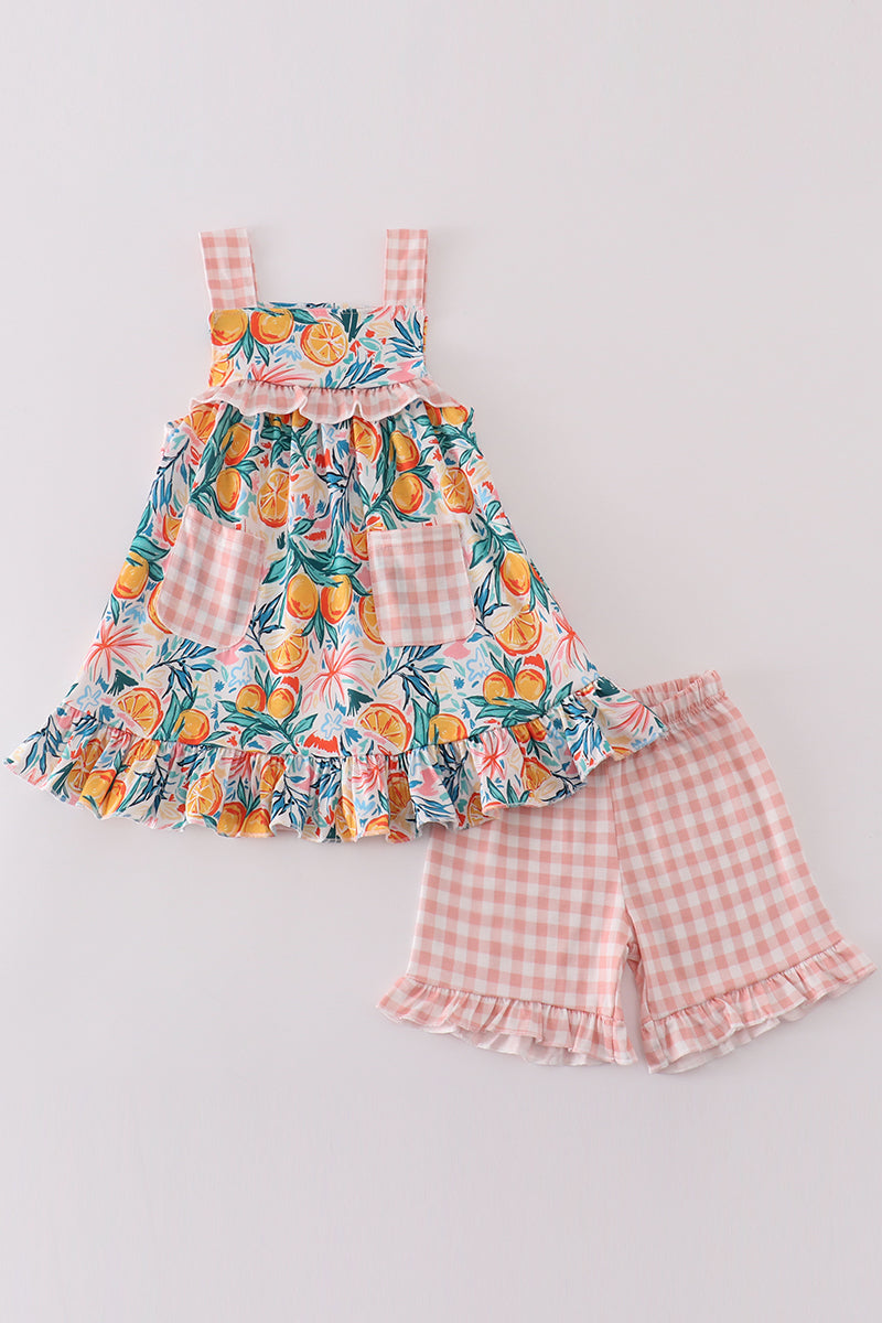 Citrus Bloom Outfit Set by Abby & Evie