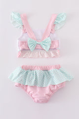 Embroidered Princesses Two-Piece Swimsuit