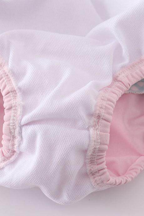Embroidered Princesses Two-Piece Swimsuit