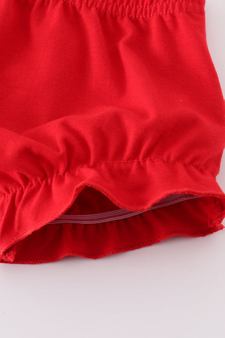 Gingham Glory Embroidered Baby Bloomer Set