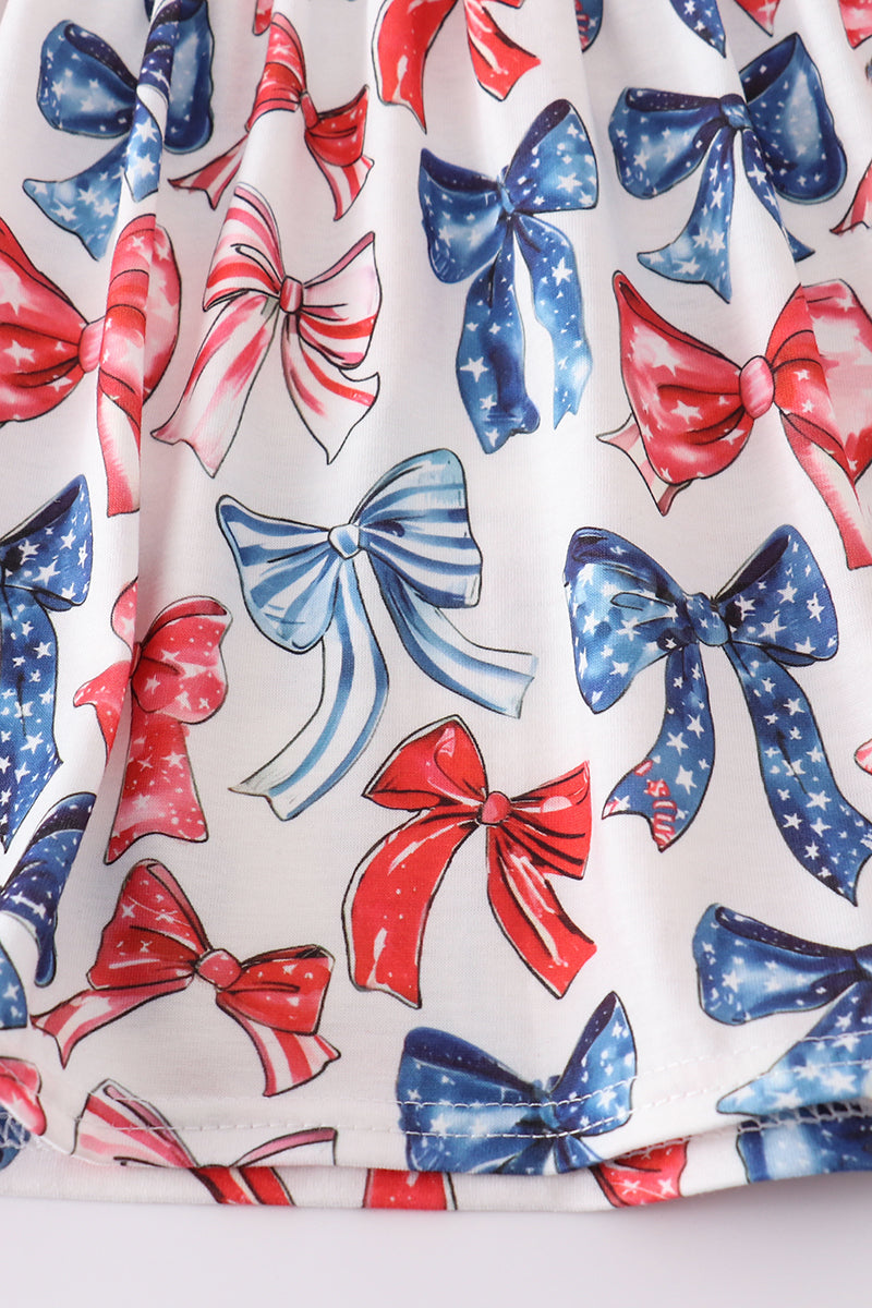 Americana Bow Halter Dress | Women’s