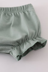 Sweet Sage Ruffle Baby Bloomers Set