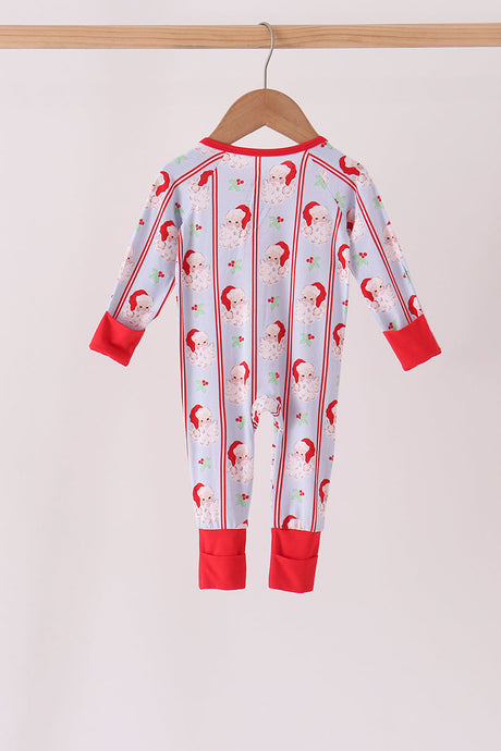 Jolly Old Saint Nick Bamboo Zippy Romper