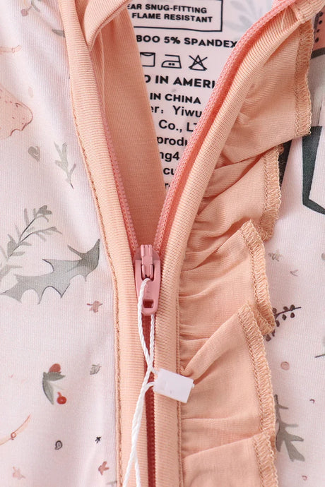 Nutcracker Ruffle Bamboo Zippy Romper
