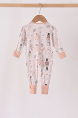 Nutcracker Ruffle Bamboo Zippy Romper