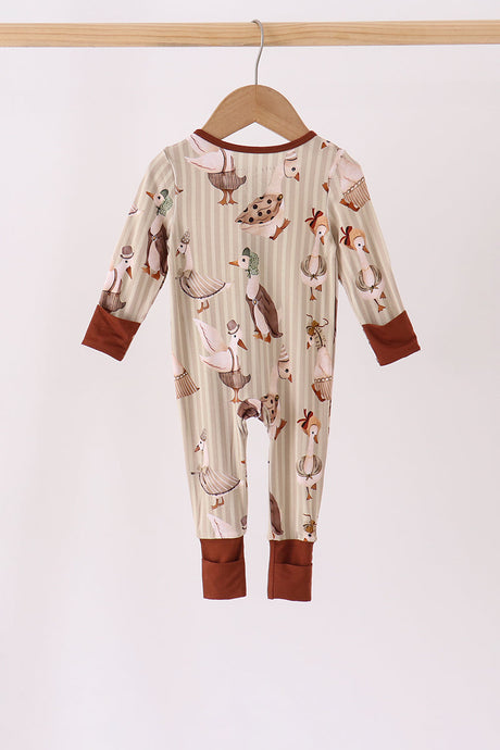 Silly Goose Bamboo Zippy Romper