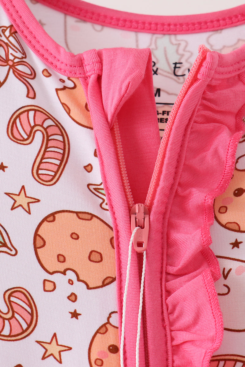 Cookies For Santa Bamboo Baby Romper