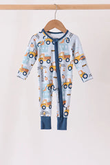 Under Construction Bamboo Zippy Romper