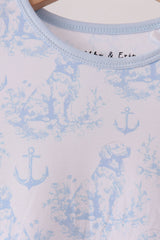 Anchors & Paws Bamboo Pajama Set