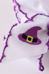 Little Witch Hat Crochet-Edge Hair Bow