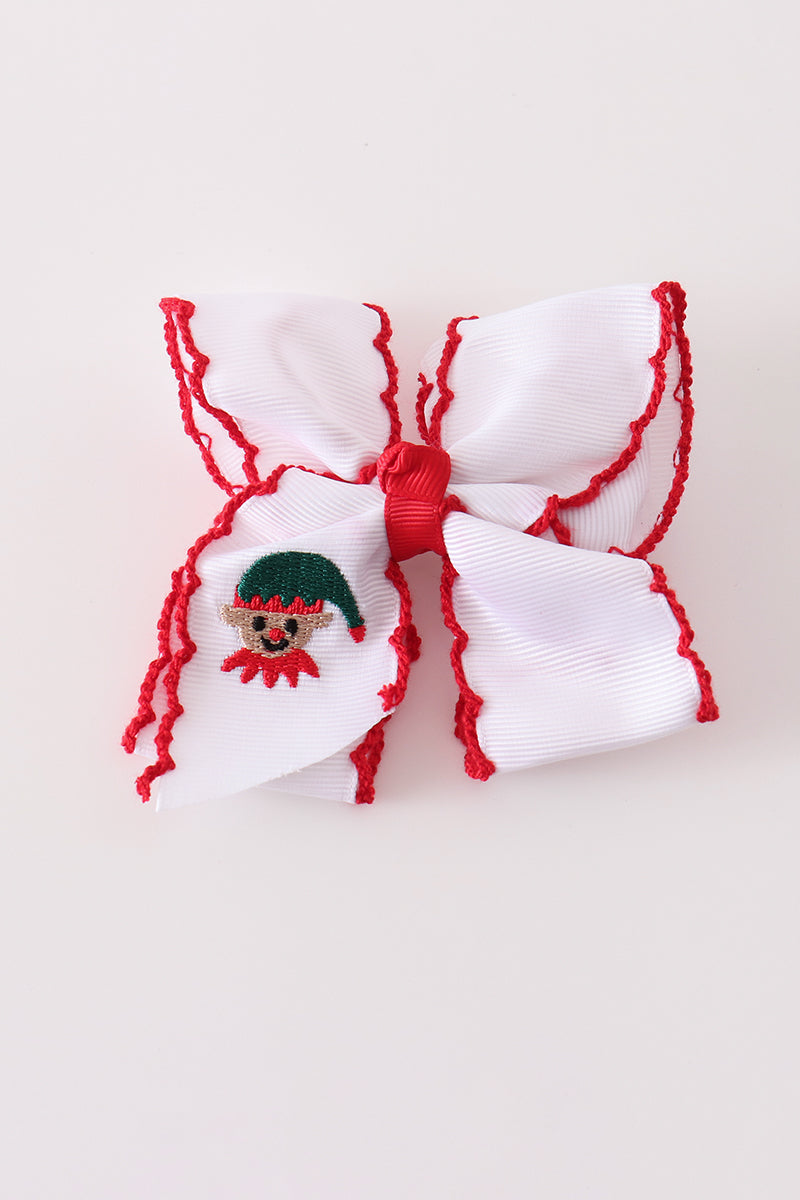Elf Crochet-Edge Hair Bow