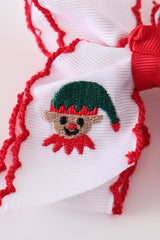 Elf Crochet-Edge Hair Bow