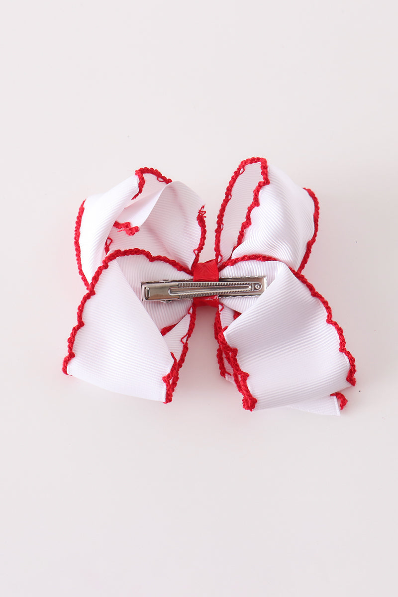 Elf Crochet-Edge Hair Bow