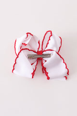 Elf Crochet-Edge Hair Bow