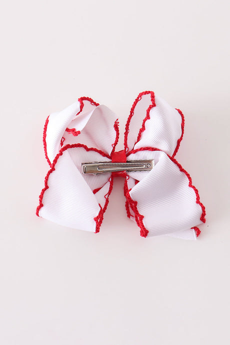 Elf Crochet-Edge Hair Bow