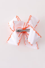 Silly Goose Crochet-Edge Hair Bow
