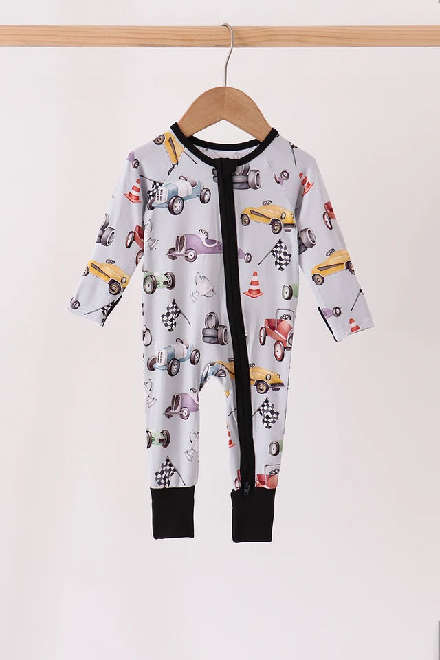 Ready, Set, Go! Bamboo Zippy Romper