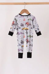 Ready, Set, Go! Bamboo Zippy Romper