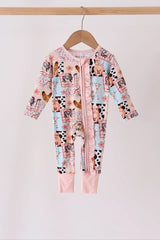 Patchwork Pastures Bamboo Zippy Romper