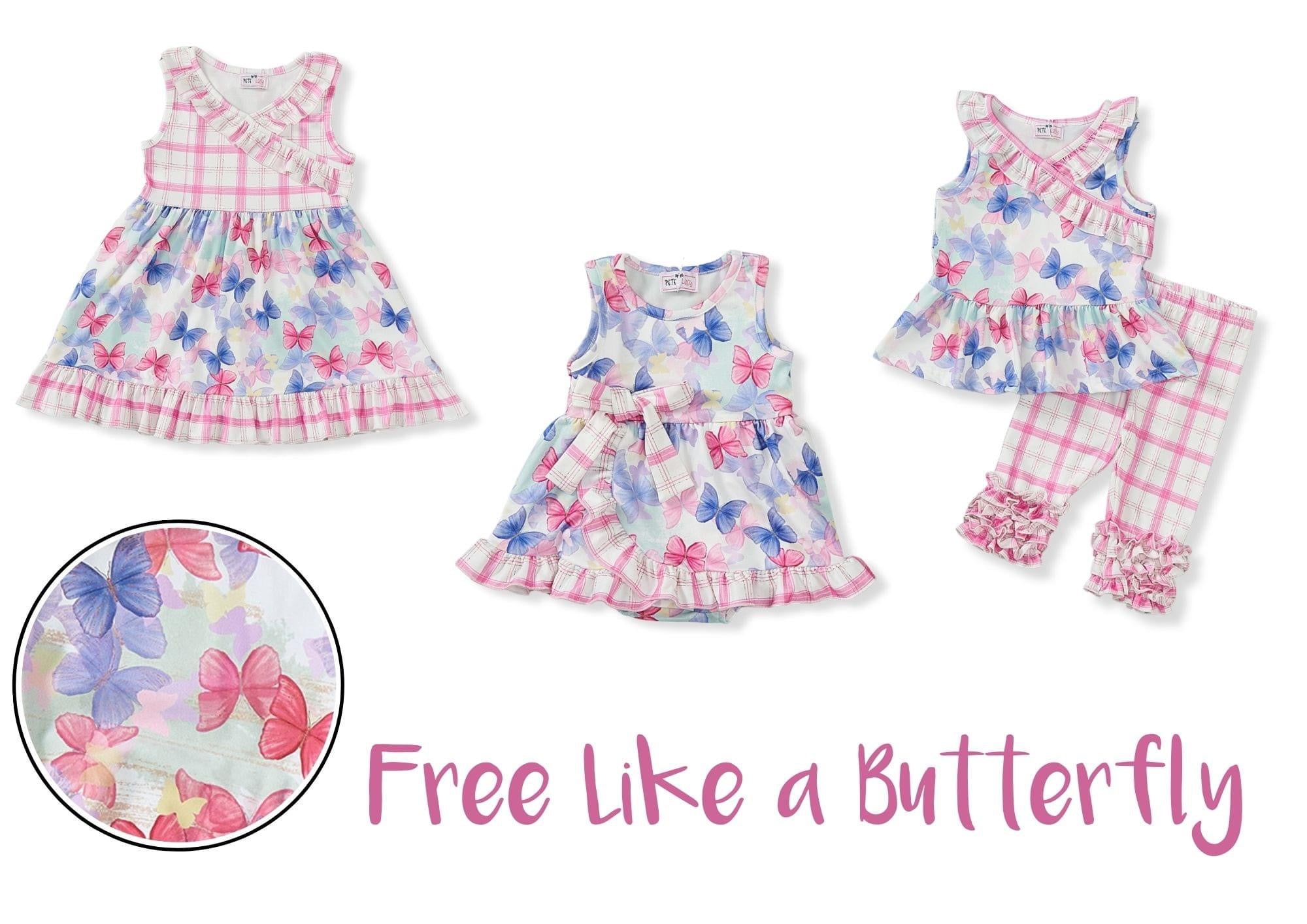Free Like A Butterfly Romper By Pete and Lucy