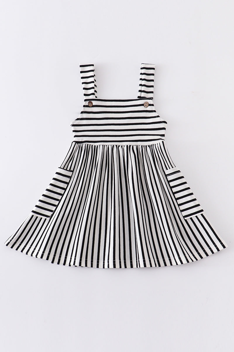 Nautical Striped Pleated Dress by Abby & Evie