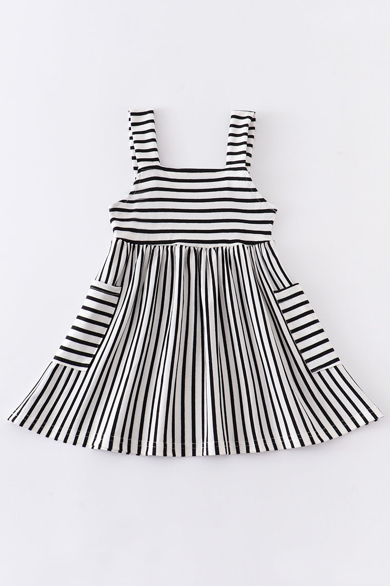 Nautical Striped Pleated Dress by Abby & Evie