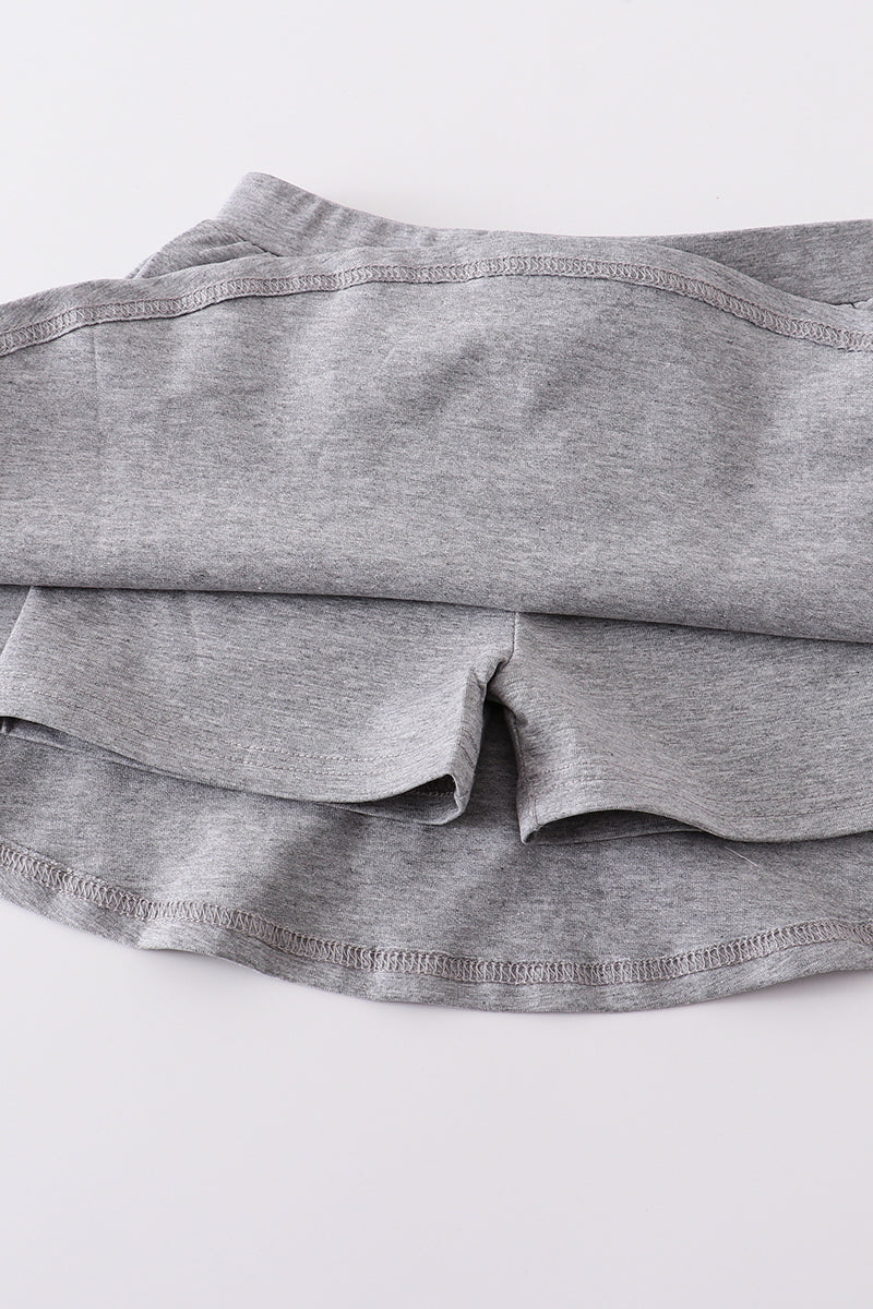 Soft Gray Skort by Abby & Evie