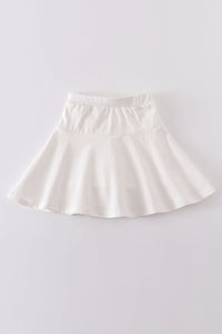 Soft Cream Skorts by Abby & Evie