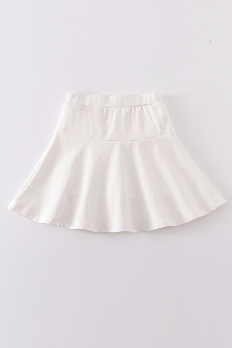 Soft Cream Skorts by Abby & Evie