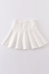 Soft Cream Skorts by Abby & Evie