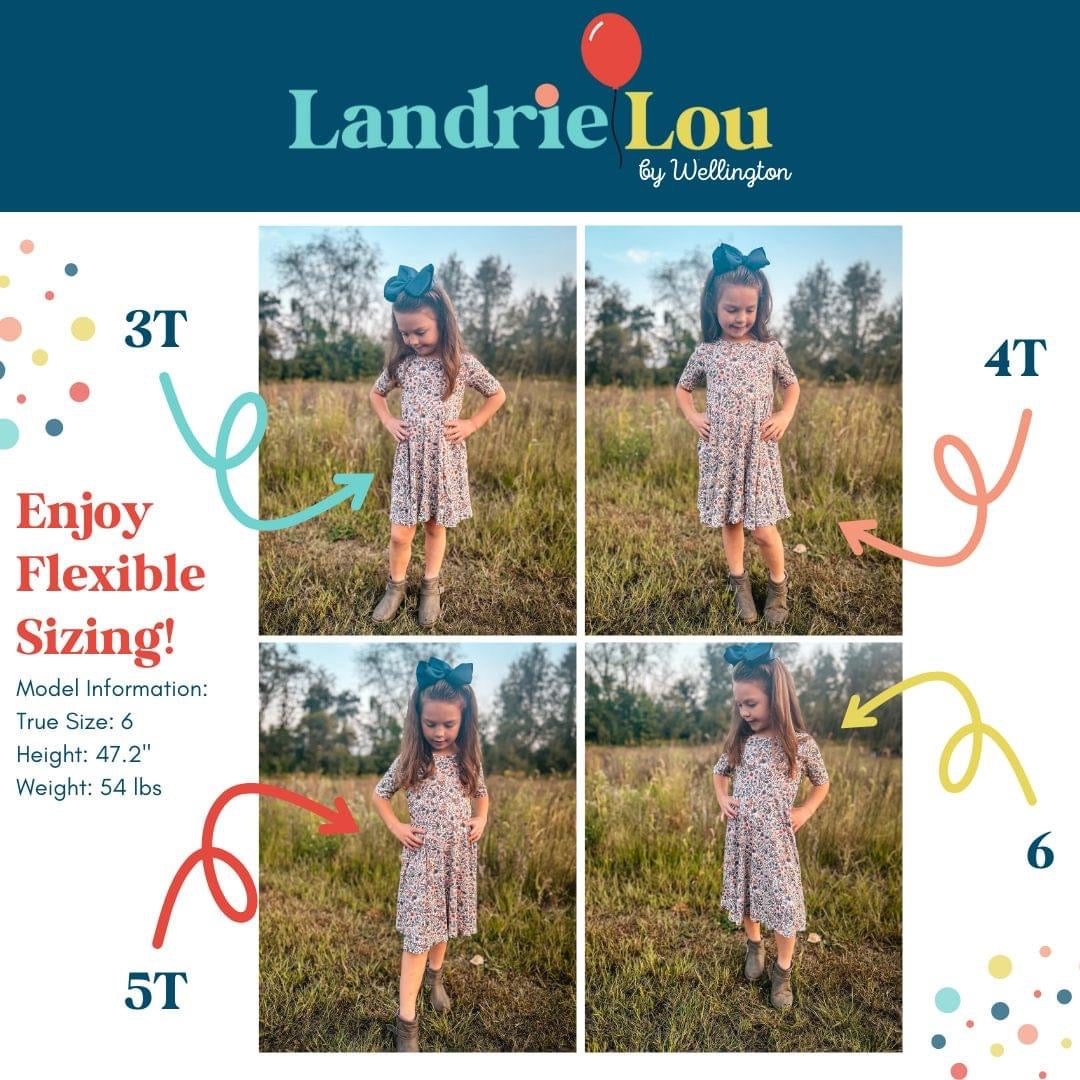 Snowman Twirl Bamboo Dress by Landrie Lou