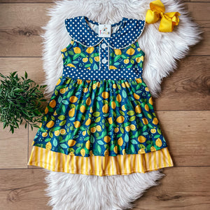 Lemons Dress by Twocan