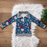 Basketball Quarter Zip Pullover by Twocan