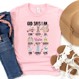 Easter - God Says I Am | Graphic Tee