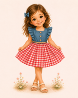 Gingham Picnic Dress | Pete + Lucy