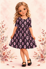 Kitty Picture Frames Bamboo Twirl Dress | Landrie Lou