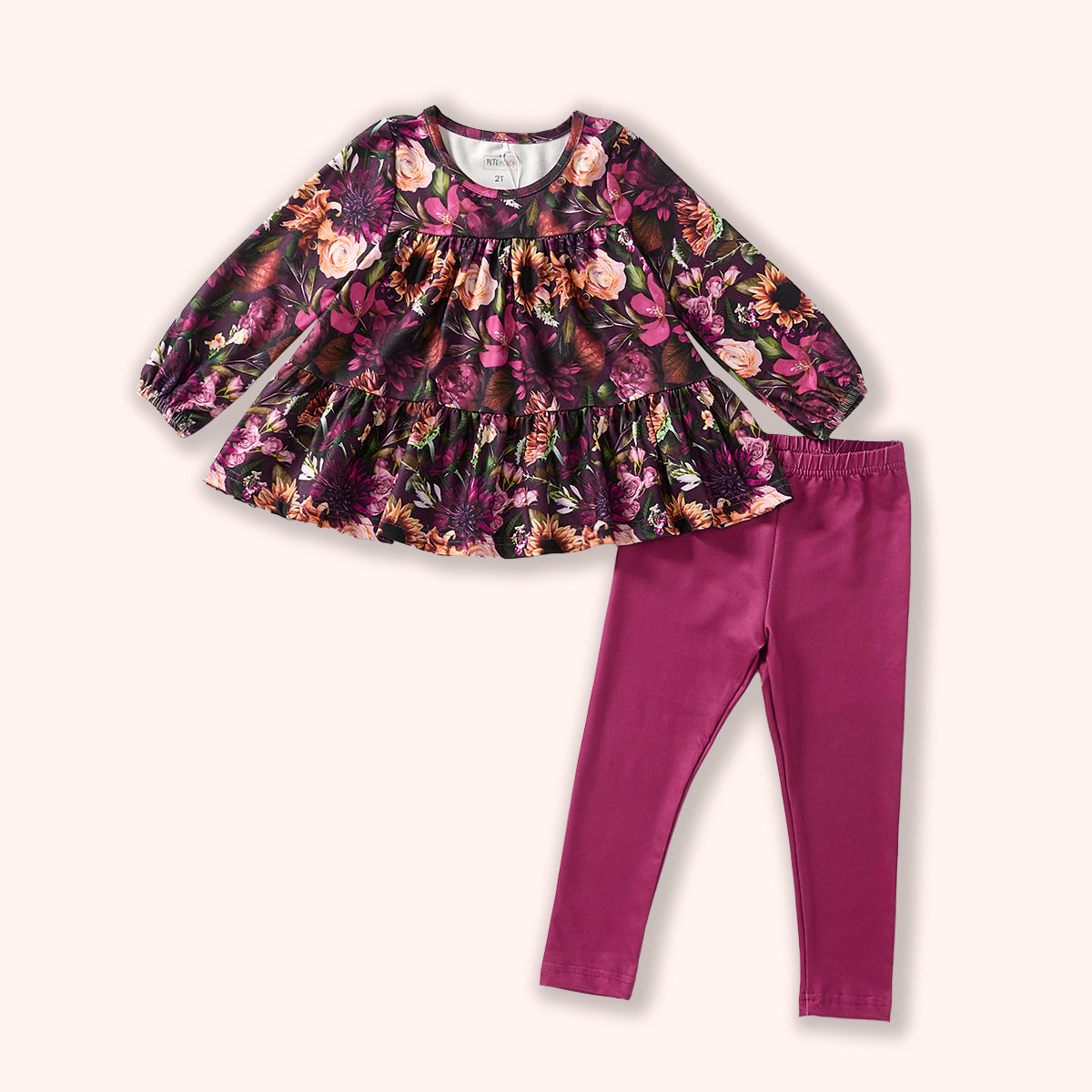 Crimson Garden Outfit Set by Pete + Lucy