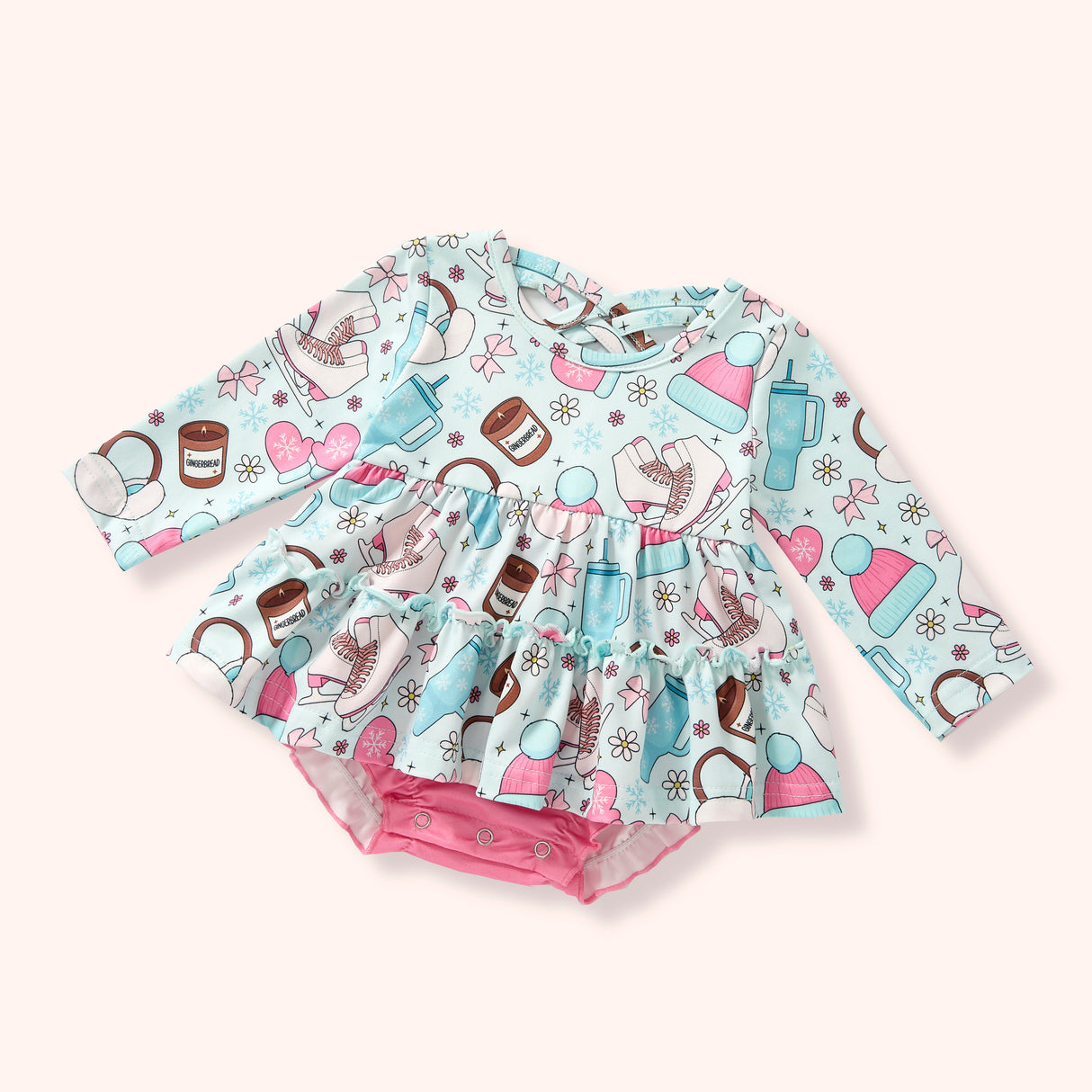 Snow Day Baby Skirted Bubble | Pete + Lucy