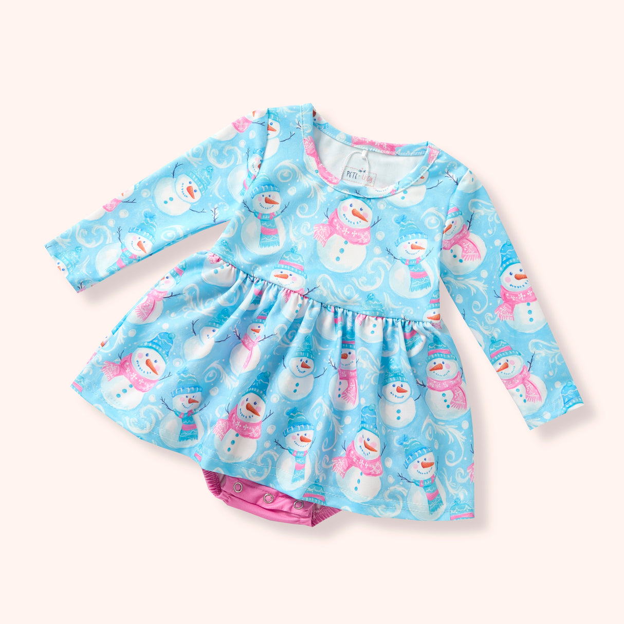 Snow Magic Skirted Baby Romper | Pete + Lucy