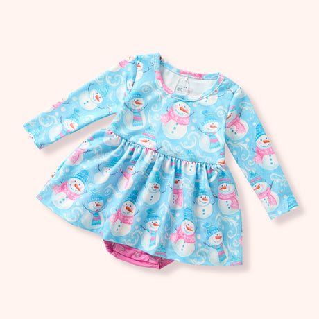 Snow Magic Skirted Baby Romper | Pete + Lucy